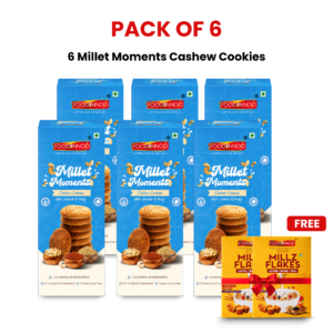 Millet Moments – Cashew Cookies (Pack of 6)