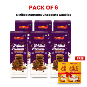 Millet Moments – Chocolate Cookies (Pack of 6)