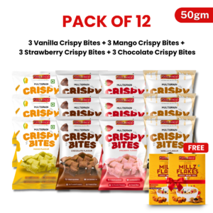 Crispy Bites Combo – 50g (Pack of 12)